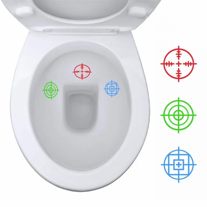 3pcs Tinkle Targets Vinyl Stickers Decal Toilet Decor Toy Soldier Potty