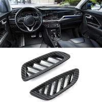 For 2022 Carbon Fiber Car Dashboard Air Outlet Vent Trim Cover Sticker Decoration Frame