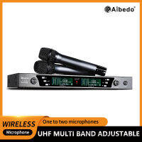 U338 Professional ไมโครโฟนไร้สาย UHF หนึ่งถึงสองตัวรับสัญญาณไร้สายอัตโนมัติ สำหรับโอกาส K การประชุม การแสดง