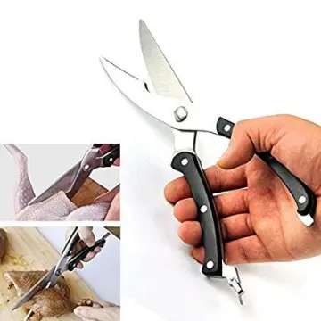 Poultry Shears with Grooved Handle