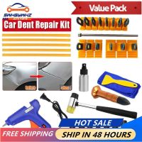 Car Body Paintless Dent Repair Tool Kit with DIY Dent Removal Puller Tabs for Car Dent Repair Ding Hail Damage Dent Removal