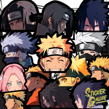 Naruto Peeker Sticker