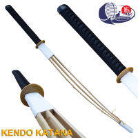 Kendo ดาบเคนโด้ ไม้ไผ่ ด้ามจับดำ ดาบไม้ซามูไร คาตานะ โบเคน นินจา ดาบญี่ปุ่น ยากูซ่า สำหรับฝึกกำลัง และท่วงท่า ทำจากไม้เนื้อแข็ง ความยาว 120 cm 木刀 剣道 Solid Wood Ninja Samurai Katana Yakuza