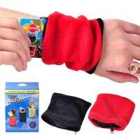 Wrist Wallets ผ้าสวมข้อมือเก็บของมหัศจจรย์ ช้เก็บของอเนกประสงค์ นามบัตร,บัตรเคดิต,กุญแจ,เงิน,เหรียญต่างๆ