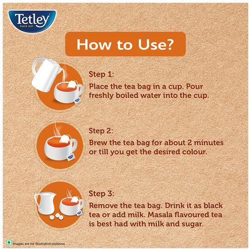 ชาซองสำเร็จรูป-รสเครื่องเทศอินเดีย-ยี่ห้อ-tetley-50-ซอง-tetley-masala-chai-50-tea-bags