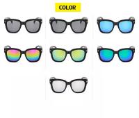 Sunglasses แว่นตากันแดด แฟชั่นเกาหลี แว่นกันแดด เลนส์ไล่สี แว่นตาสะท้อนแสงหลากสี