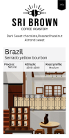 Brazil Serrado yellow bourbon บรรจุ 100 กรัม