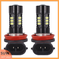 ? SUW H8 H11หลอดไฟ LED FOG 3030SMD 1200LM 6000K Car Driving Lamp ไฟ LED อัตโนมัติ