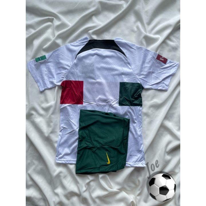 ชุดบอลทีมชาติ-portugal-white-2-เสื้อบอลและกางเกงบอลผู้ชาย-ปี-2022-2023-ใหม่ล่าสุด