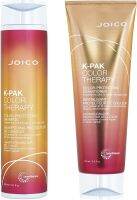 Joico K-Pak Color Therapy Color-Protecting Shampoo 300 ml. + Conditioner 250 ml. สำหรับผมแห้งเสียจากการทำสี เพิ่มความชุ่มชื้น คงประกายเงางามได้ยาวนานขึ้น