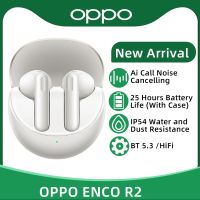 OPPO ENCO R2 TWS Earphone Wireless Bluetooth 5.3 Earbuds AI Noise Cancelling 25 Hour Battery Life IP54 For OPPO Reno 9 Pro