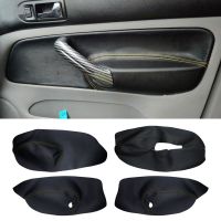 ONLY 4 Doors Soft Leather Door Armrest Cover For VW Golf 4 MK4 Bora Jetta 1999 - 2005 Car Door Armrest Panel Skin Cover Trim Towels