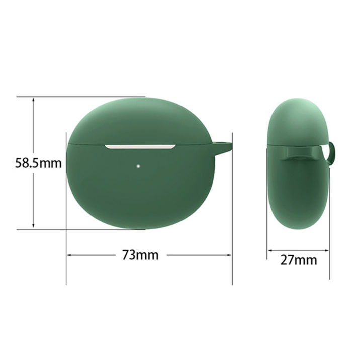 eguan-เคสป้องกันหูฟังซิลิโคนนิ่ม-เคสใส่หูฟังบลูทูธไร้สายใช้งานได้กันตกสำหรับ-oppo-enco-air-air-2ฝาครอบหูฟังระดับพรีเมียม