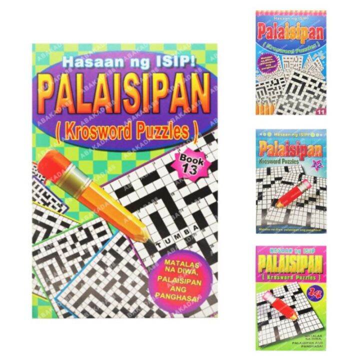 Palaisipan Krosword Puzzles Crossword Tagalog | Lazada PH