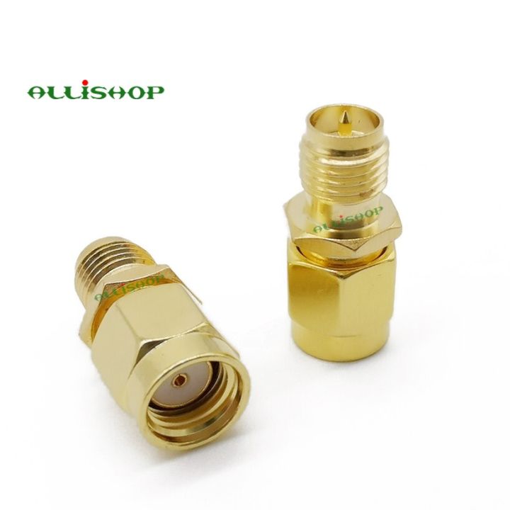 rf-sma-adapter-connector-rp-sma-plug-to-rp-sma-jack-adapter-straight-connector-50-ohm-m-f-coaxial-connectors-gold-plated-electrical-connectors