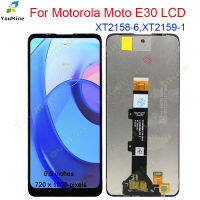 6.5 Untuk โมโตโรล่า Moto E 30 Paparan XT2158-6 Skrin LCD พร้อมกรอบดิจิตอลเซ็นเซอร์ Moto E 30 XT2159-1แอลซีดี