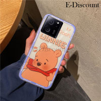 เคสโทรศัพท์ใหม่สำหรับ Xiaomi 13T Pro เคสนิ่มและซิลิโคนใสป้องกันการหล่นการ์ตูนหมีหมูน่ารักสำหรับ Xiaomi 13T เคส