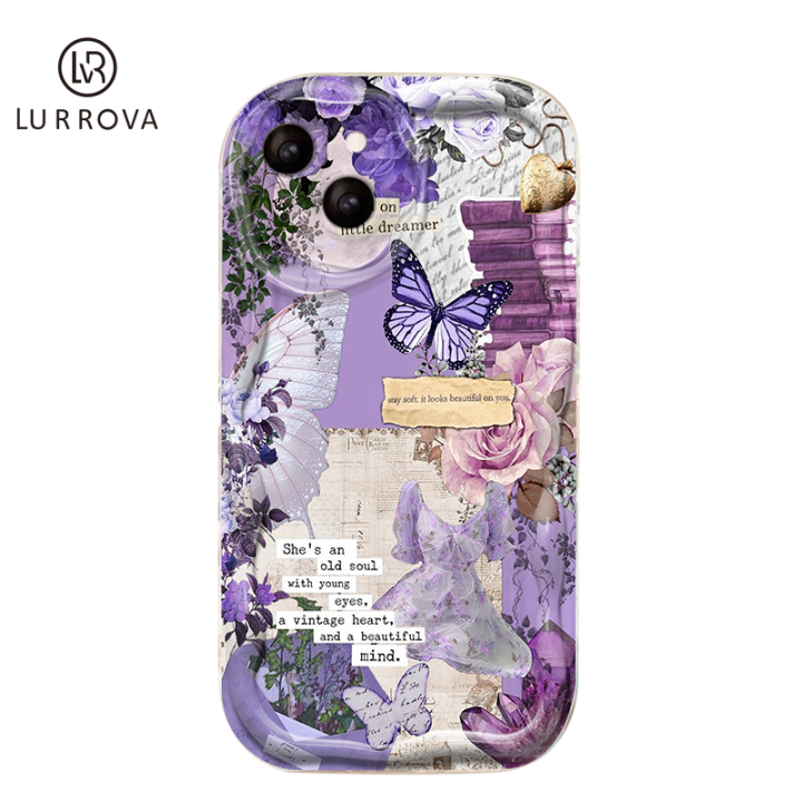 เคส-vivo-y27-y36-y35-y22-t1-y02-5กรัม-y21-y33t-y21t-t1x-y12s-y16-y21s-y15s-y01-y11-y51-y12-y20-y30-y12a-y20s-y21a-y22s-เคสโทรศัพท์สีม่วง-y1s-ผีเสื้อซิลิโคนวินเทจสีม่วง