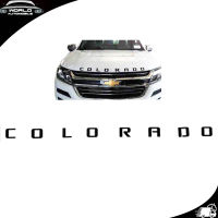 โลโก้ COLORADO LOGO COLORADO ติดฝากระโปรงหน้า สีดำด้าน 1ชิ้น chevrolet 2-4 ประตู มีบริการเก็บเงินปลายทาง