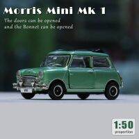 Tiny 1:50 Mini Cooper Morris Mini Mk 1โมเดลรถอัลลอยจำลอง