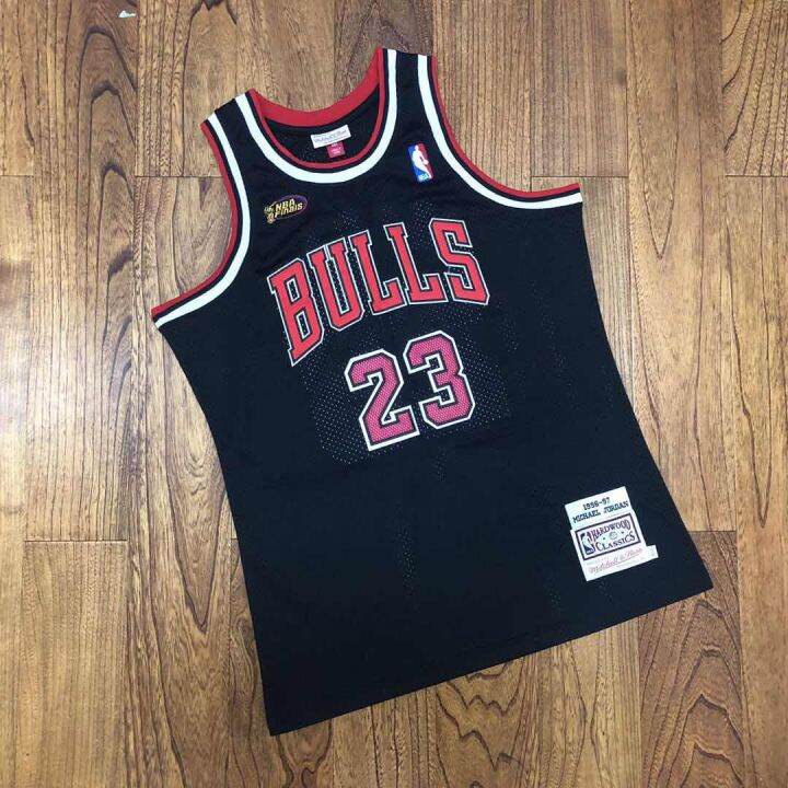 top-quality-hot-sale-mens-chicago-bulls-23-michael-jordann-1996-97-mitchell-ness-black-authentic-jersey