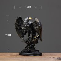 Retro Eagle Sculpture New Room Decoration Ornaments Wealth Animal Office Home Study Living  Abstract Statue Decor Gift