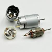 มอเตอร์แปรงถ่าน RS-395ขนาดเล็ก DC 7.4V 12V 14.4V 16.2V 18V 17000RPM ความเร็วสูงแรงบิดขนาดใหญ่สำหรับงานอดิเรกรถของเล่นเรือมอเตอร์ไฟฟ้า