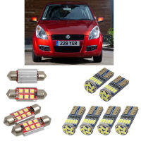 Interior led Car lights For suzuki splash ex hatchback 2008 car accessories License Plate Light 6pc