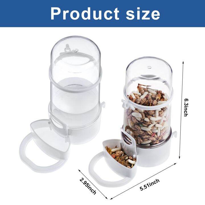 Automatic Pet Feeder and Waterer Automatic Feeders Lazada.co.th