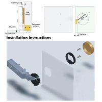 【LZ】 1PC Opening 26mm / 35mm Glass Door Hinge for Cabinet Door Display Wine Cabinet Door Damping Hinge Ordinary Hinge Glass Door Hing