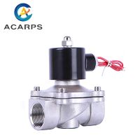 1 Stainless Steel Normally Closed Solenoid Valve Pipeline control switch valve water valve For Water Oil Air 220V