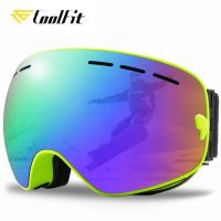 Coolfit NEW Double Layers Anti-Fog Ski Goggles Snow Snowboard Glasses Snowmobile Eyewear Men Women Outdoor Sport Ski Googles