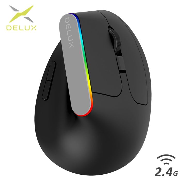 delux-m618c-wireless-silent-ergonomic-vertical-6-buttons-gaming-mouse-usb-receiver-rgb-1600-dpi-optical-mice-with-for-pc-laptop