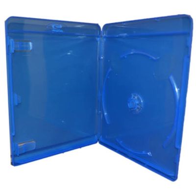Box Bluray 1 disc Blue Color / Blu-ray / กล่องใส่แผ่นบลูเรย์ แบบบรรจุได้ 1 แผ่นต่อใบ ( สีฟ้า ) 25 กล่อง