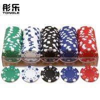 ชุดชิปไม่มีมูลค่าที่ตราไว้ Texas Holdem Tokens Home Baccarat Chess and Cards Room เล่นไพ่นกกระจอก