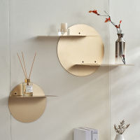 Nordic Home Decor Creative Metal GOLD Wall Decor ชั้นวางของตกแต่งห้องนั่งเล่นตกแต่งชั้นวางของตกแต่งห้อง aesthetic