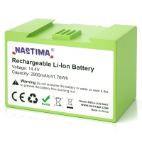 Nastima แบตเตอรี่สำหรับ iRobot Roomba i และ E series - Li-on 14.4v 2900mAH Battery - i2, i3, i3+, i4, i7, i7+, E5, E6