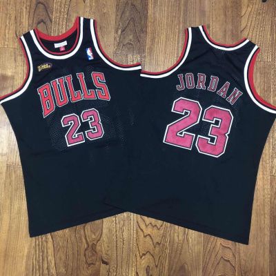 Top-quality Hot Sale Mens Chicago Bulls 23 Michael Jordann 1996-97 Mitchell Ness Black Authentic Jersey