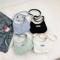 INS Niche Fresh and Versatile Nylon Bag 2023 Spring/summer New Single Shoulder Crossbody Bag for Women Fashionable Underarm Bag