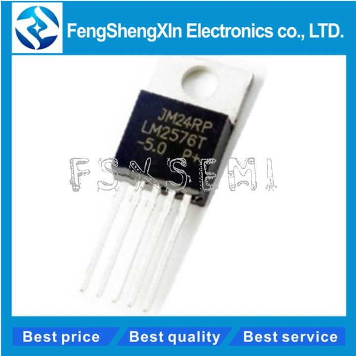 10pcs/lot  LM2576T-5.0 LM2576-5.0 LM2576T-5 LM2576T-5V Step-Down Switching Regulator TO220-5