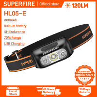 Supfire HL05 Sensing HeadโคมไฟMiniแสงทำงานแบบพกพาไฟฉายกันน้ำสำหรับล่าสัตว์กลางแจ้ง