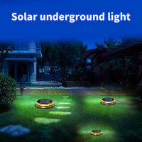 Solar Lawn Light Outdoor Courtyard Garden Plug-In New Waterproof Led Underground Landscape Light Walkway Steps Decks