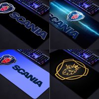 Scanias Truck Led Mouse Pad Rug Mouse Mat Laptop Pc Gaming Accessories Keyboard Mat Play Mat with Backlight for Bears Pc Basic Keyboards