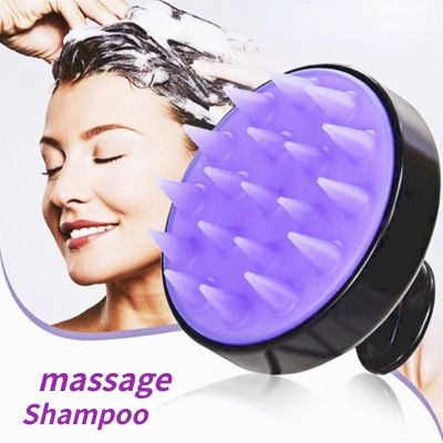 ‘；【。- Silicone Shampoo Scalp Hair Massager Head Body Scalp Massage Brush Comb Hair Washing Comb Shower Brush Bath Spa Massage Brush