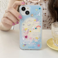 เคสศัพท์มือถือแบบนิ่ม TPU ลายกามเทพ สีฟ้า สําหรับ 15 Pro Max 14 Pro Max 13 Pro Max 12 Pro Max