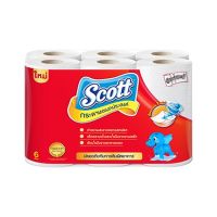 SCOTT สก๊อตต์ กระดาษอเนกประสงค์ 6 ม้วน