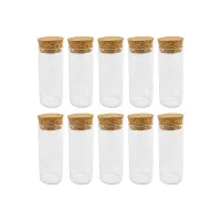 25ml Corked Cosmetic Glass Container Empty Clear Vitreous Gifts Bottles Crafts Perfume Vials Refillable Test Tube Sub Jars 12Pcs Travel Size Bottles C