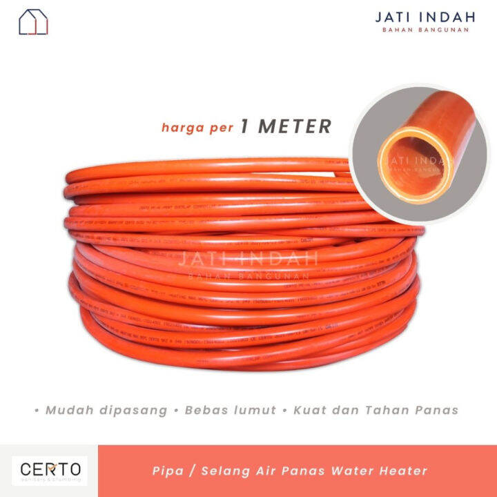 Selang / Pipa Air Panas Water Heater CERTO PE-AL-PERT u0026 Sambungan | Lazada  Indonesia