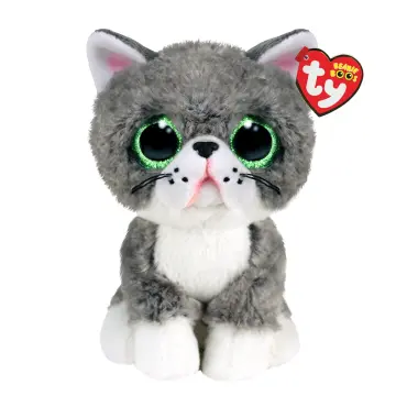 Ty Beanies Boo Opal Pastel Cat, 15cm - Soft Toys