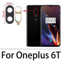 เลนส์กระจกกล้องถ่ายรูปหลังแบบใหม่ดั้งเดิมพร้อมกาวกาวสำหรับ Oneplus 5 5T 6 6T 7 7T 8 Pro Nord 8T 9 Pro Nord เลนส์กระจก100